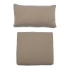 BLOOMINGVILLE Mundo putetrekk (uten fyll) til lenestol - brun polyester (sett med 2)