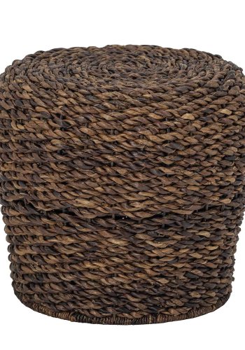 CREATIVE COLLECTION Tassenhocker - braunes Abaca