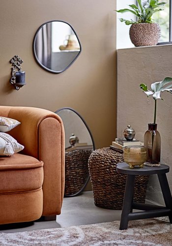 CREATIVE COLLECTION Tassenhocker - braunes Abaca