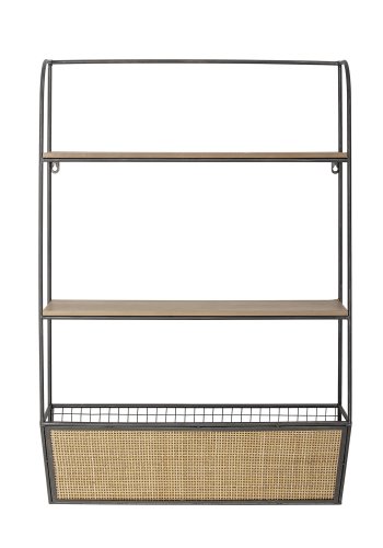 CREATIVE COLLECTION Lesley Wandregal - natürliches Rattan und Eisen