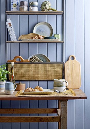 CREATIVE COLLECTION Lesley Wandregal - natürliches Rattan und Eisen