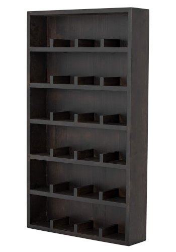 BLOOMINGVILLE Thessa Wandregal – braunes Mangoholz