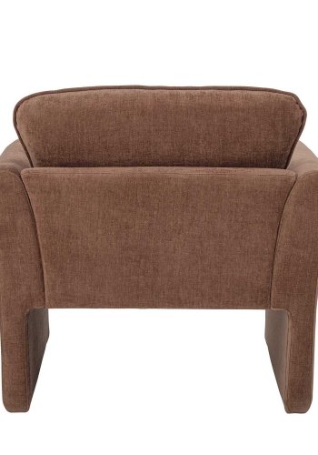 BLOOMINGVILLE Paseo Loungesessel, mit Armlehnen – braunes Polyester