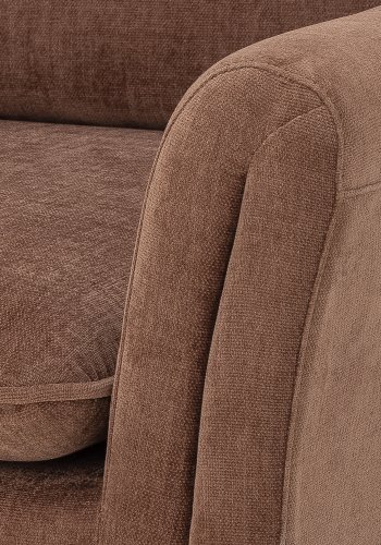 BLOOMINGVILLE Paseo Loungesessel, mit Armlehnen – braunes Polyester