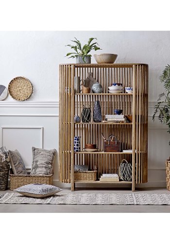 CREATIVE COLLECTION Ina Blumentopfhalter, rund - braunes und mehrfarbiges Steingut (20)