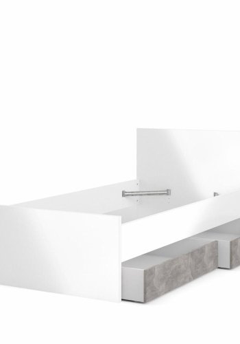 TVILUM Naia Bettschublade - graue Folie (2er-Set)