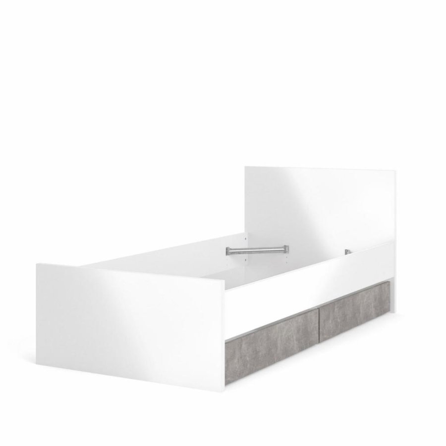 TVILUM Naia Bettschublade - graue Folie (2er-Set)