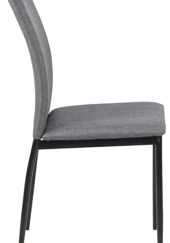 ACT NORDIC Demina spisestol - gr/svart stoff/metall 