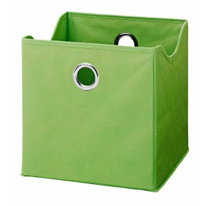 TVILUM Tekstilkasse - bl/grn/sort stof