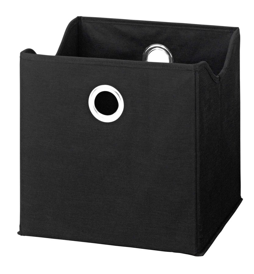 TWILUM Tekstilboks - bl/grnn/svart stoff