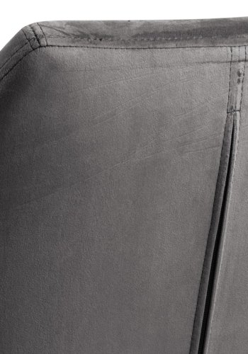 ACT NORDIC Nora skrivebordsstol - mrkegr stof og sort, m. armln og hjul