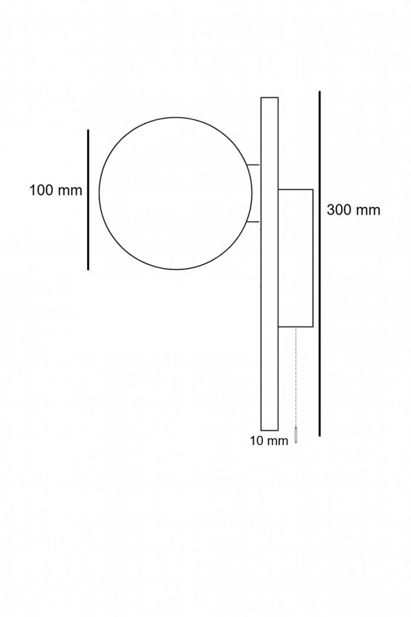 NORDV�RK Tor-Look-B vegglampe