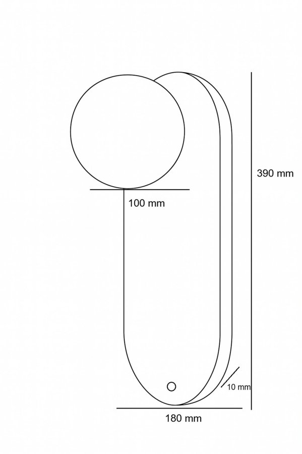 NORDV�RK Tor-Worn vegglampe