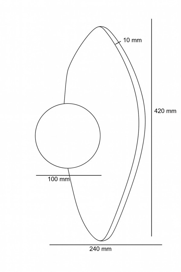 NORDV�RK Busy vegglampe