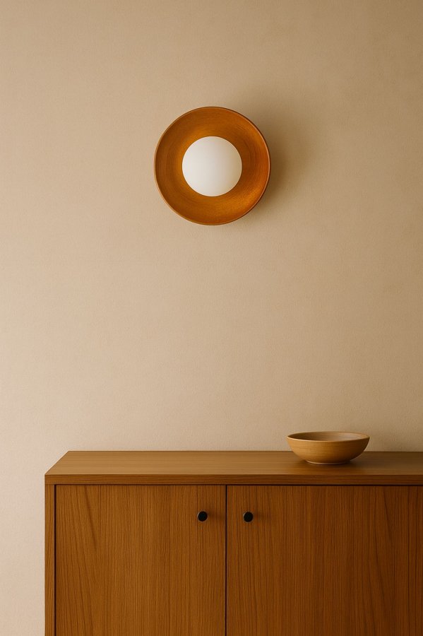 NORDV�RK Hand-S - Vegglampe i eik