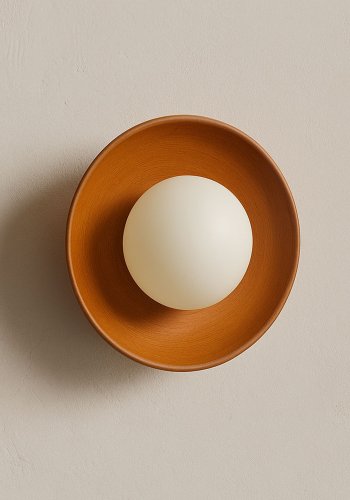 NORDV�RK Hand-S - Vegglampe i eik