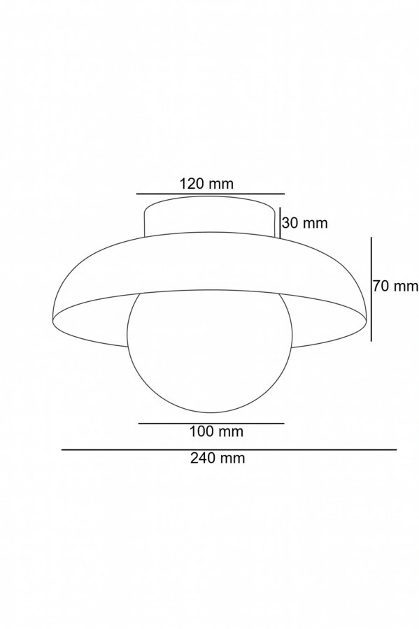 NORDV�RK Hand-T - Valn�tt vegglampe