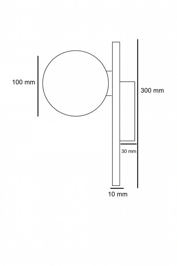 NORDV�RK Tor-Look vegglampe