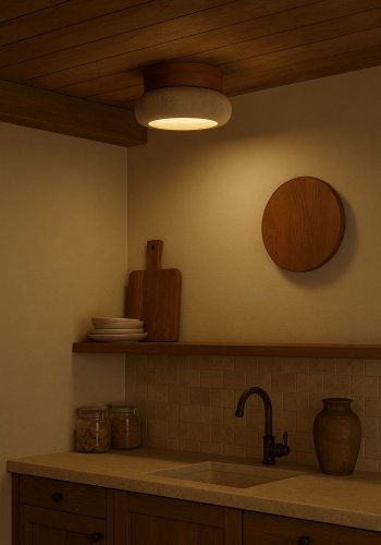 NORDV�RK Worm-S - Eik vegglampe