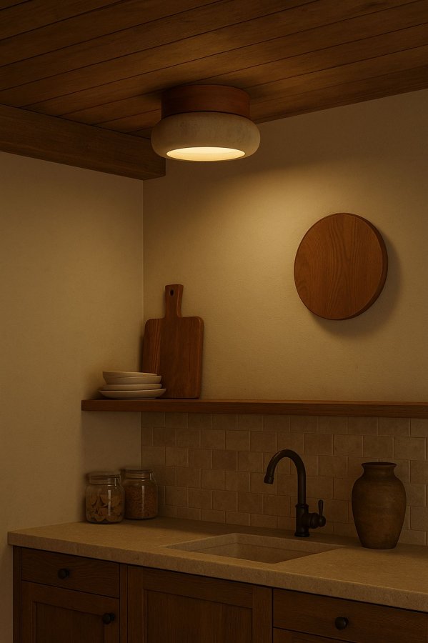 NORDV�RK Worm-S - Eik vegglampe