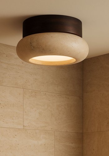 NORDV�RK Worm-S - Vegglampe i valn�tt