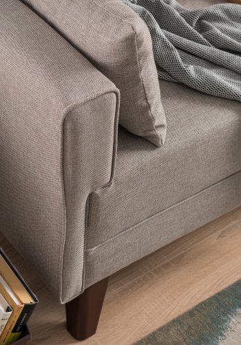 NORDVRK Bella Sovesofa - Kremfarget 3-manns sovesofa