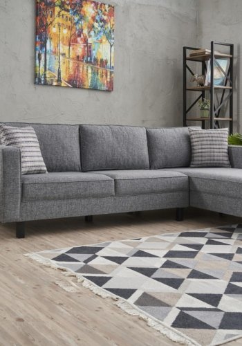 NORDVRK Kale Lin Hyre - Gr hjrnesofa