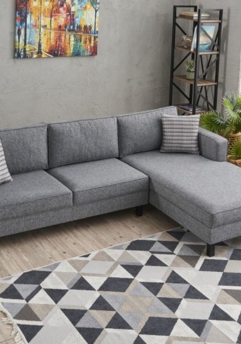 NORDVRK Kale Lin Hyre - Gr hjrnesofa