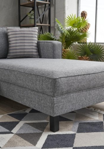 NORDVRK Kale Lin Hyre - Gr hjrnesofa