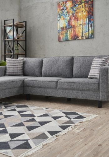 NORDVRK Kale Linen Venstre - Gr Hjrnesofa