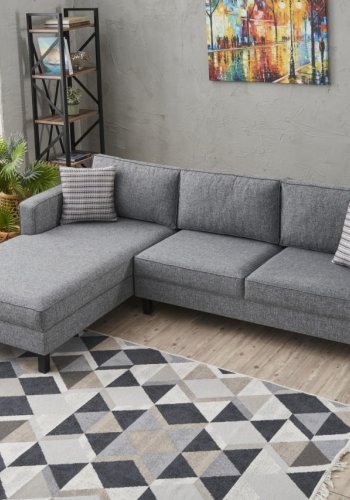 NORDVRK Kale Linen Venstre - Gr Hjrnesofa