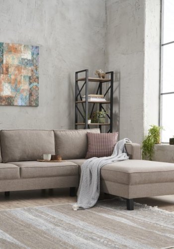 NORDVRK Kale Lin Hyre - Krem Hjrnesofa