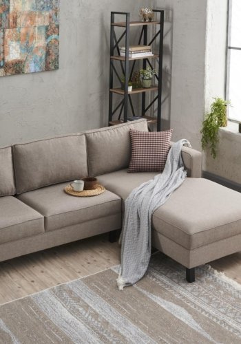 NORDVRK Kale Lin Hyre - Krem Hjrnesofa