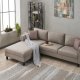 NORDVRK Kale Linen Left - Cream Hjrnesofa