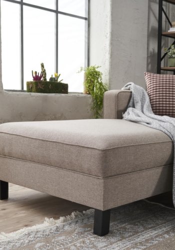 NORDVRK Kale Linen Left - Cream Hjrnesofa
