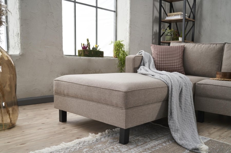 NORDVRK Kale Linen Left - Cream Hjrnesofa