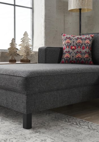 NORDVRK Kale Lin Venstre - Antrasitt Hjrnesofa