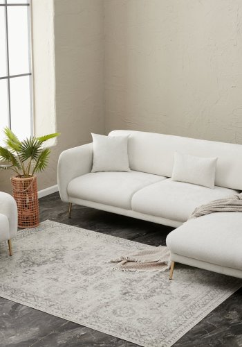 NORDVRK Simena Right - Krem Hjrnesofa