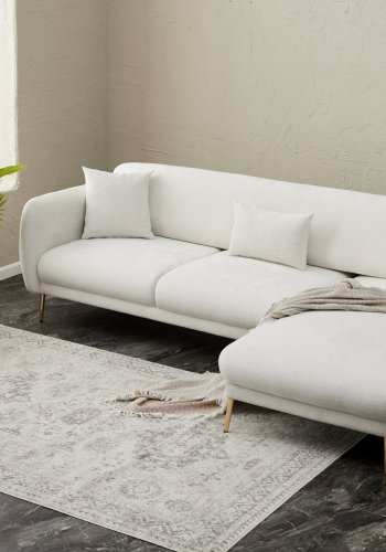 NORDVRK Simena Right - Krem Hjrnesofa