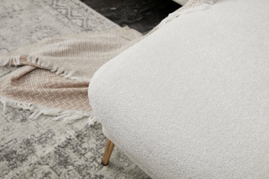 NORDVRK Simena Left - Kremfarget Hjrnesofa