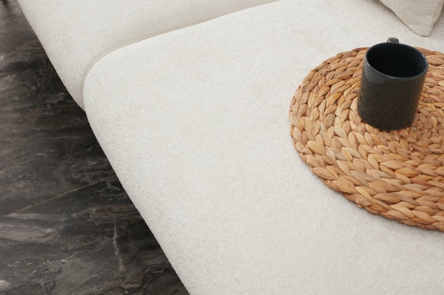 NORDVRK Simena Left - Kremfarget Hjrnesofa