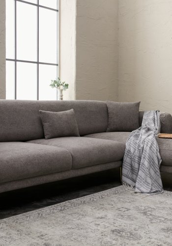 NORDVRK Simena Right - Gr hjrnesovesofa