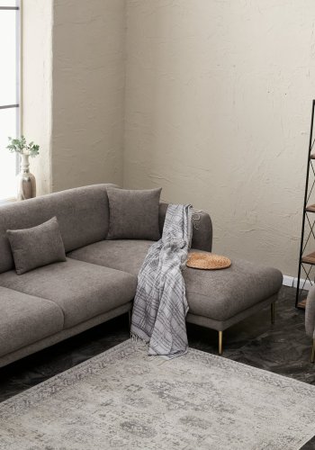 NORDVRK Simena Right - Gr hjrnesovesofa