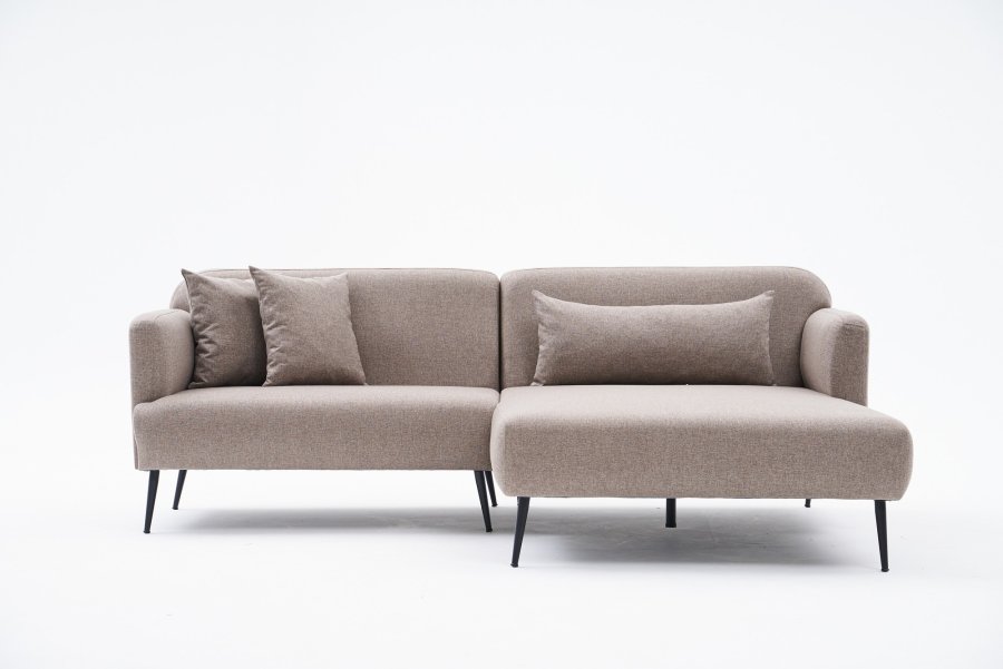 NORDVRK Revos Right - Brun Hjrnesofa