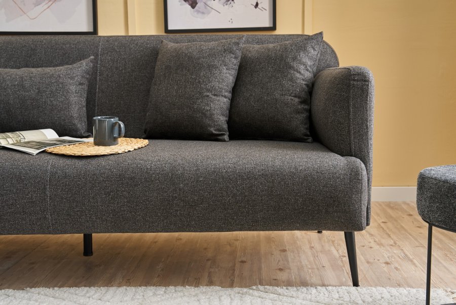 NORDVRK Revos - Antrasitt 3-seters sofa