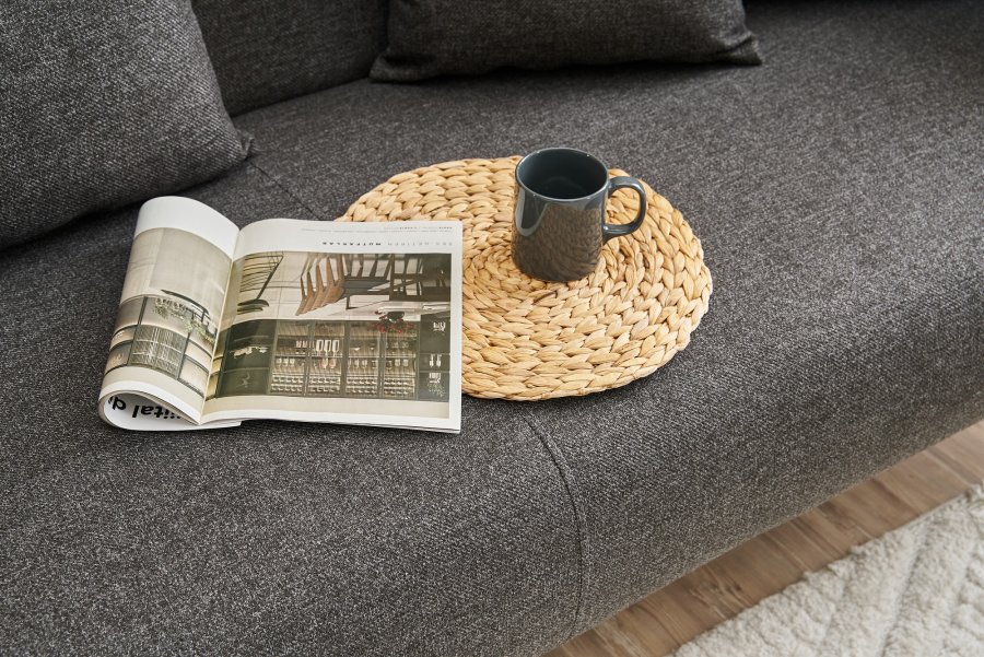 NORDVRK Revos - Antrasitt 3-seters sofa