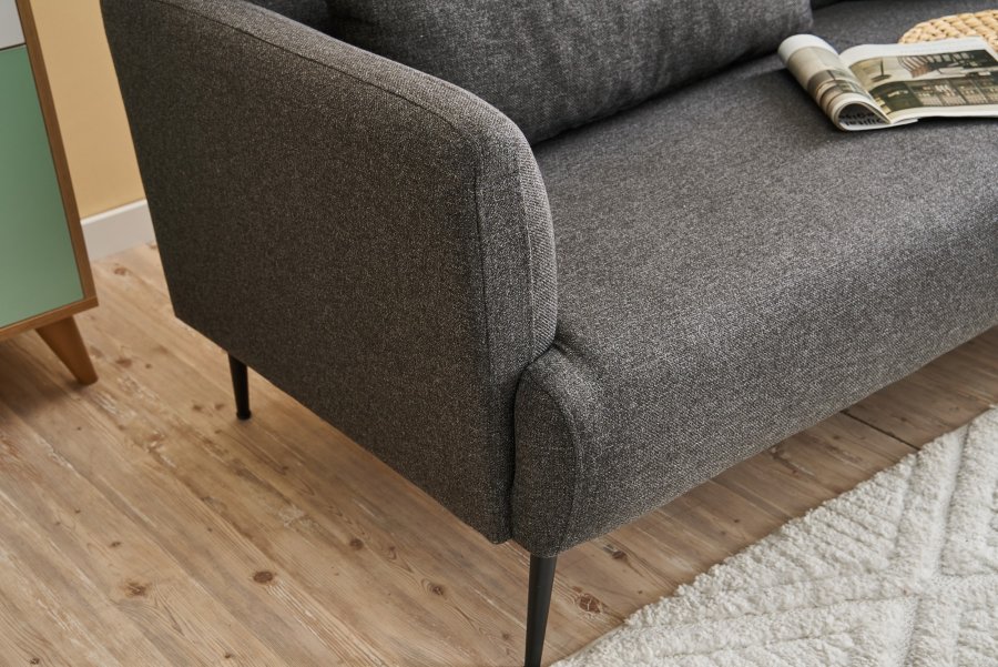 NORDVRK Revos - Antrasitt 3-seters sofa