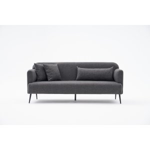 NORDVÄRK Revos 3 pers. sofa - antracitgr stof