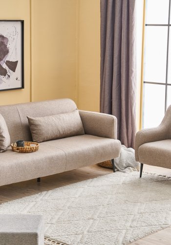 NORDVRK Revos - Brun 3-seters sofa