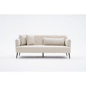 NORDVÄRK Revos 3 pers. sofa - creme stof
